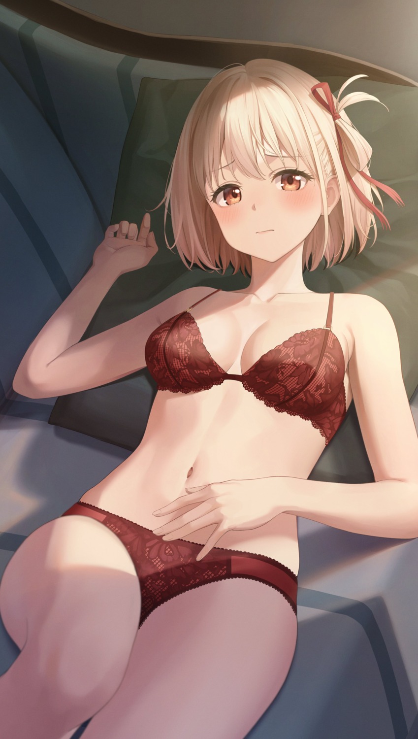 bra fujizarashi lingerie lycoris_recoil nishikigi_chisato pantsu