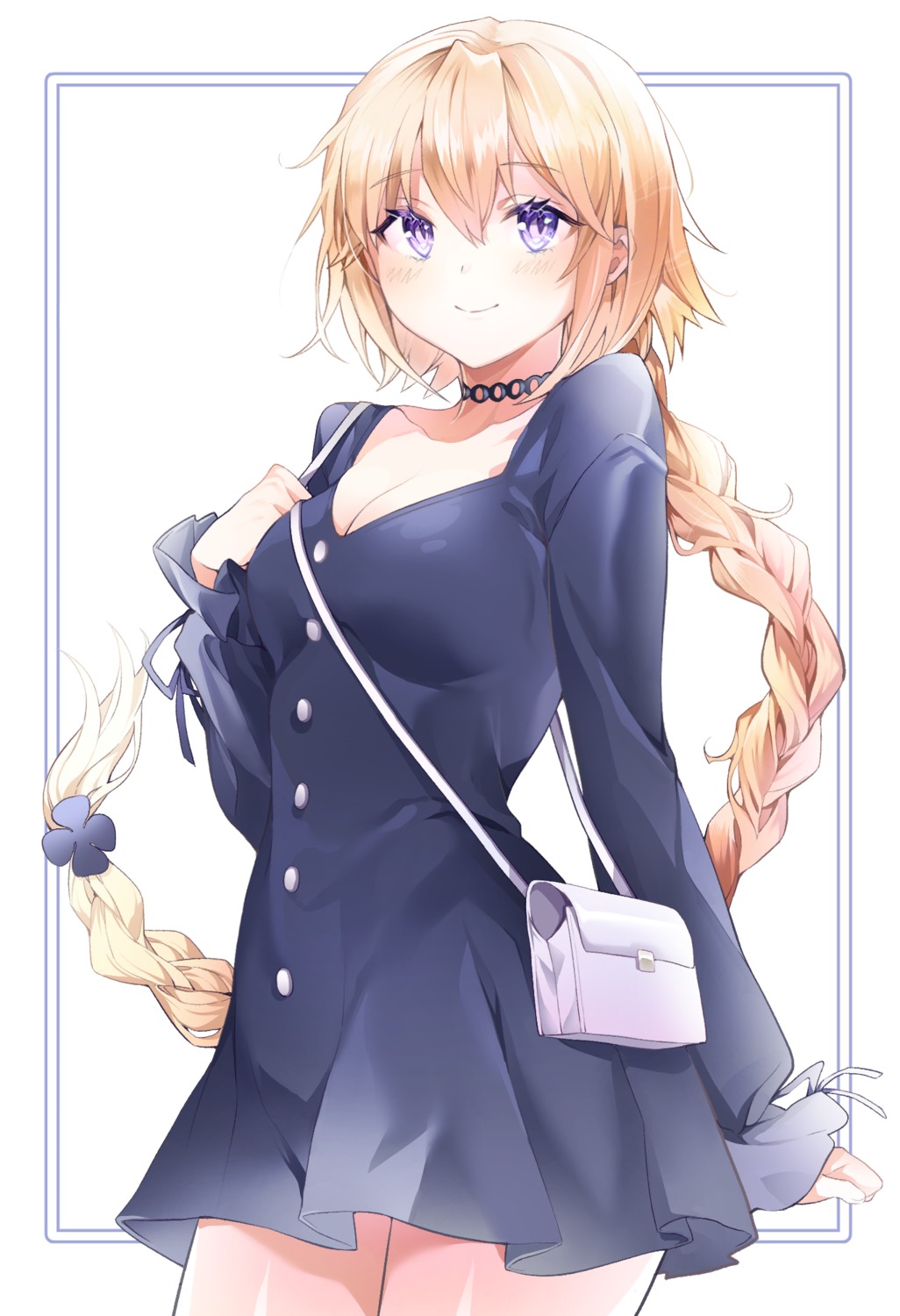 cleavage cpqm dress fate/grand_order jeanne_d'arc jeanne_d'arc_(fate)