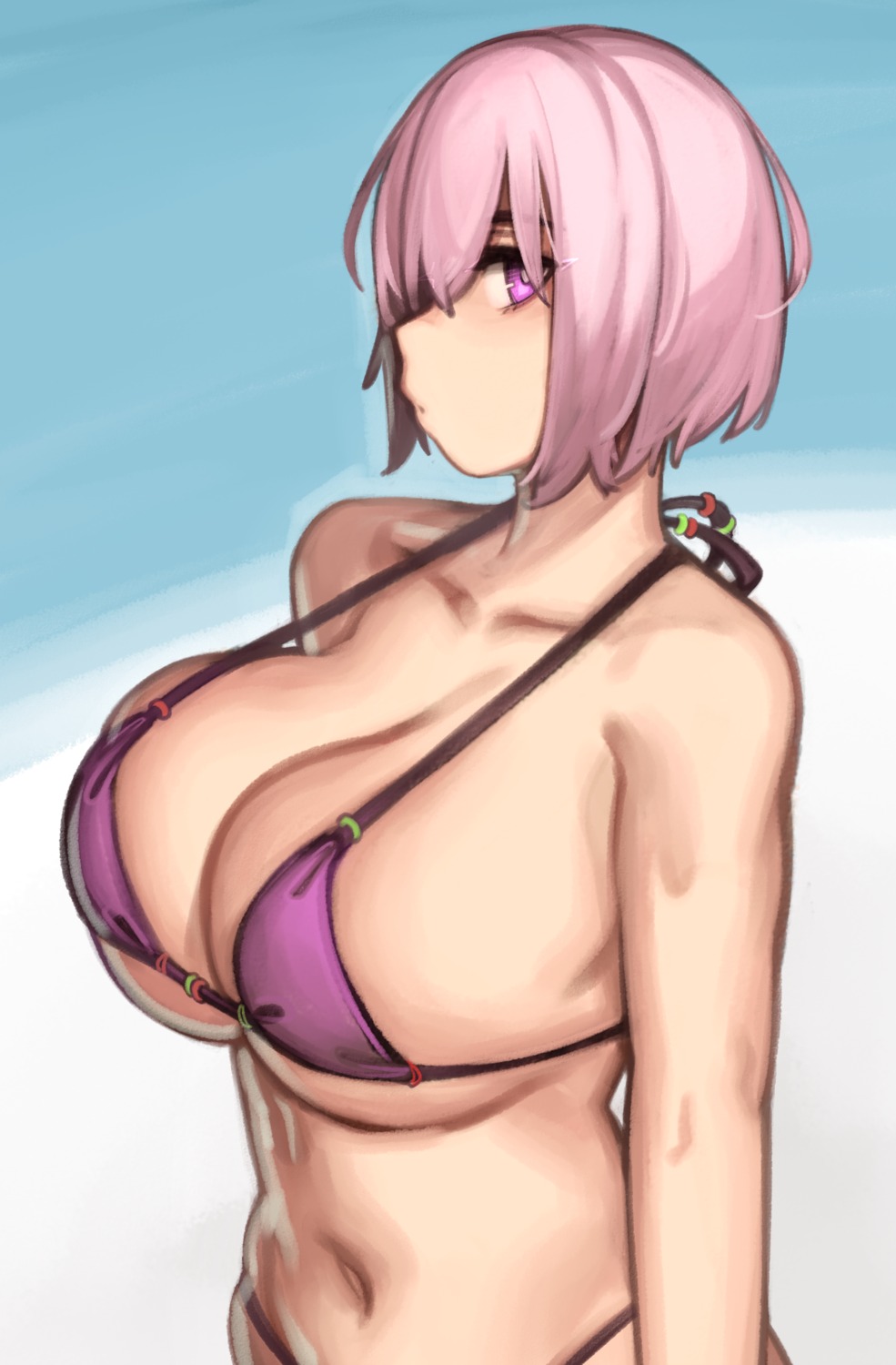 bikini fate/grand_order kelvin_hiu mash_kyrielight swimsuits