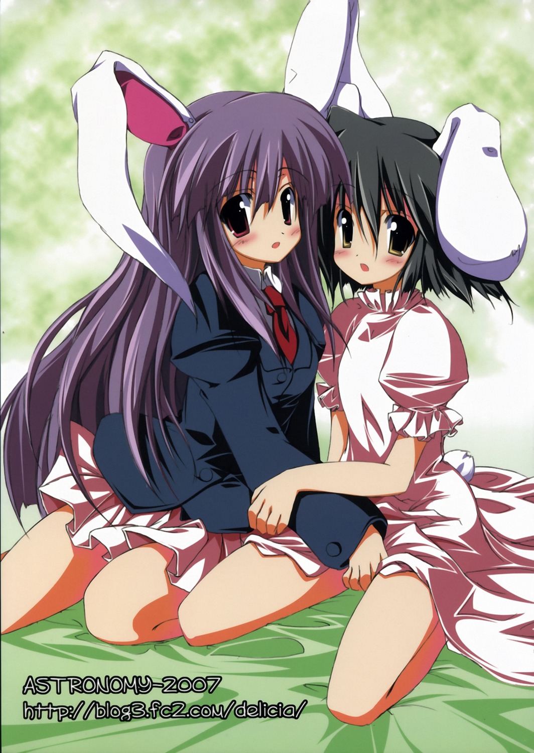 inaba_tewi reisen_udongein_inaba s_e_n touhou yuri