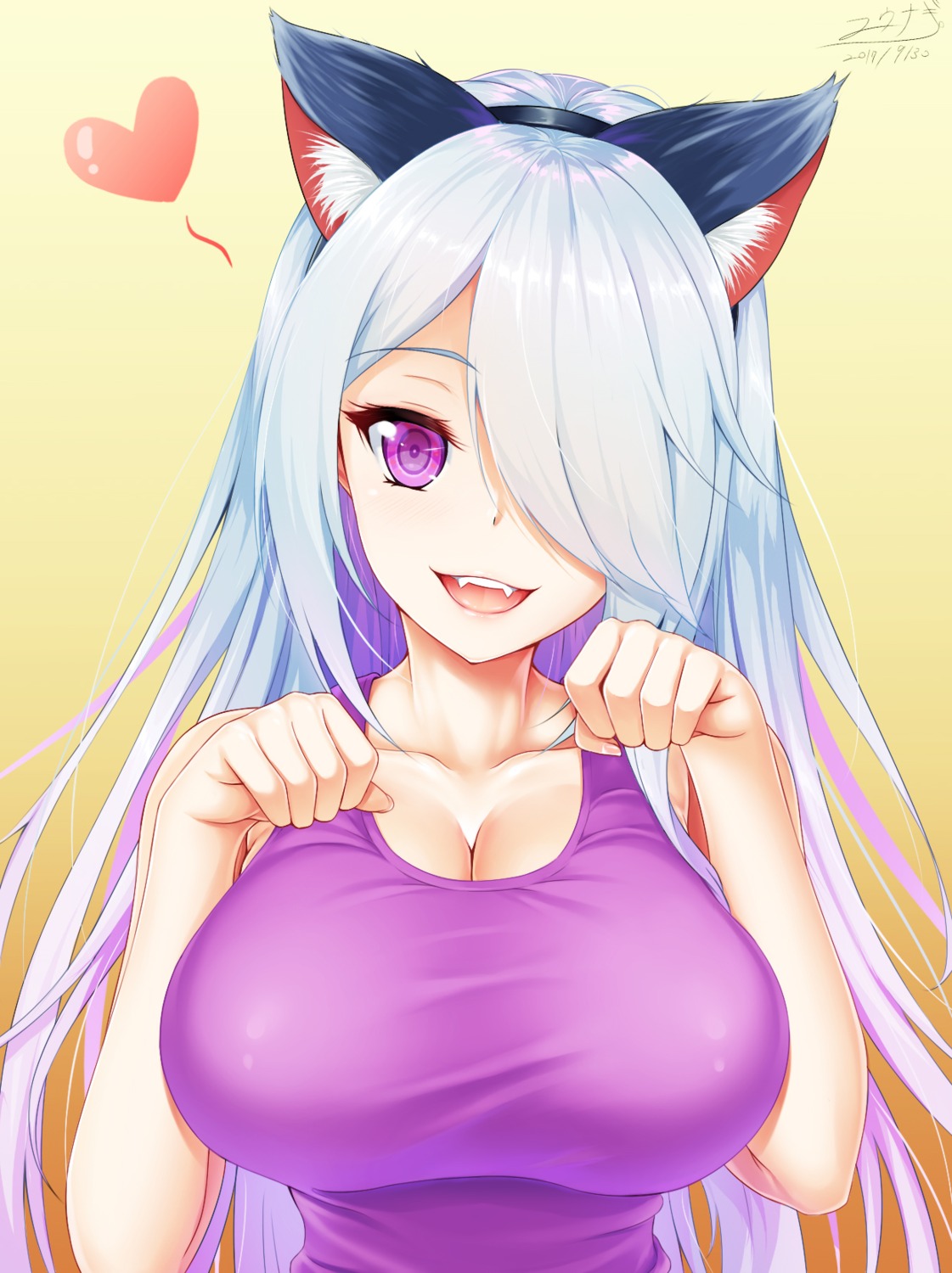 animal_ears cleavage nekomimi zuizhong