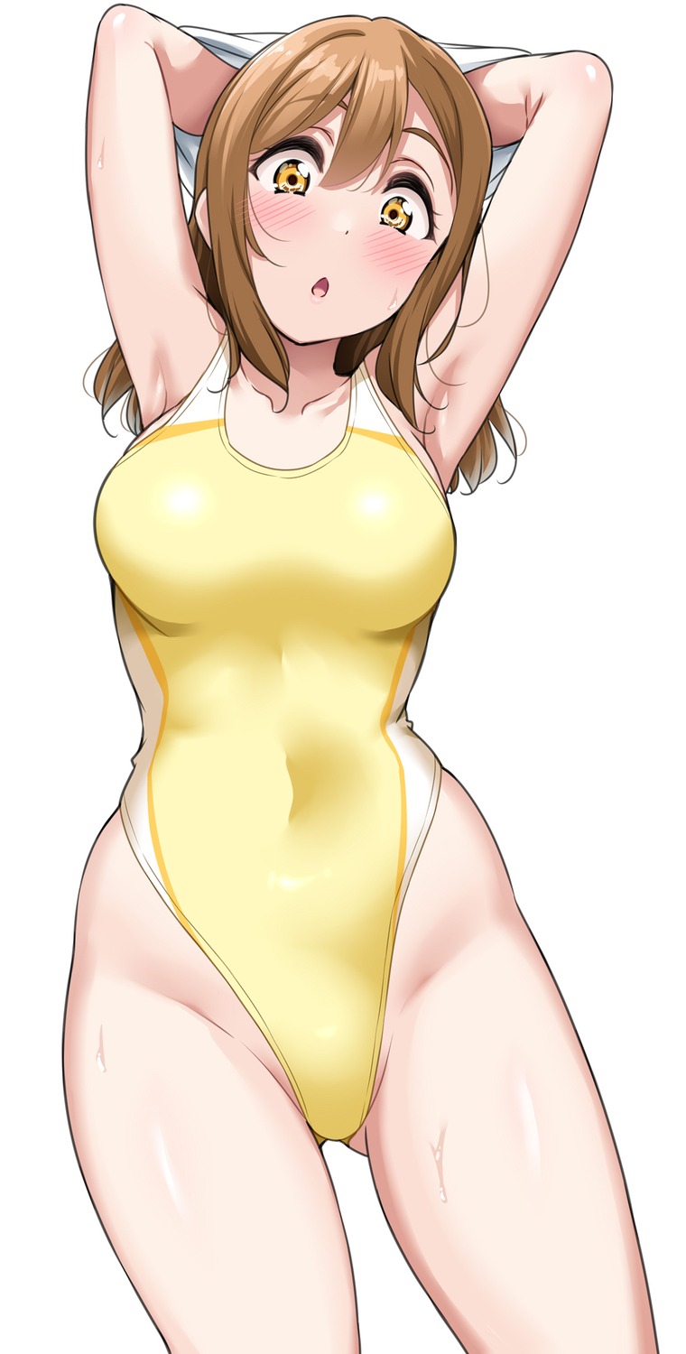 kunikida_hanamaru love_live!_sunshine!! swimsuits yopparai_oni