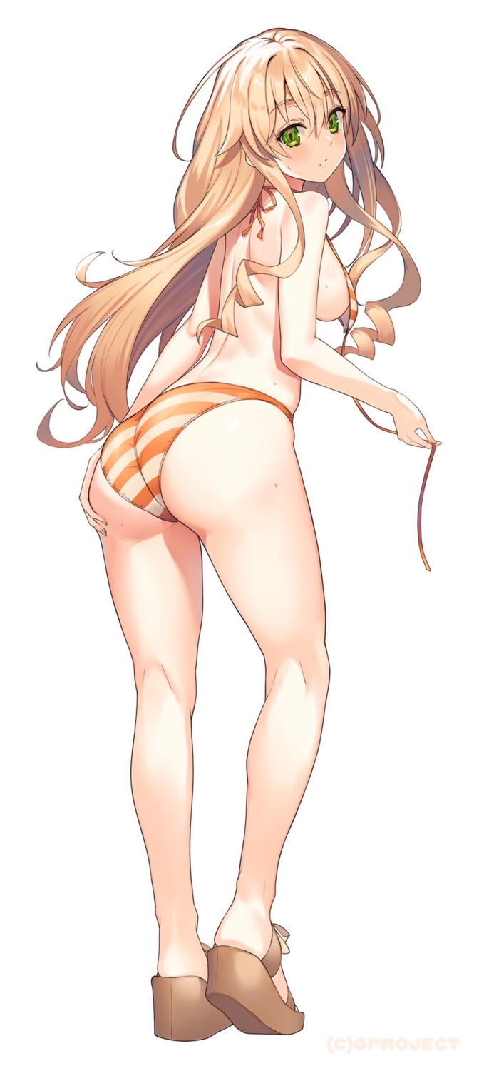 ass bikini kurebayashi_noe swimsuits undressing