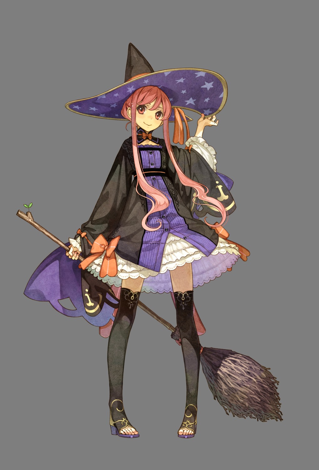 atelier atelier_ayesha hidari thighhighs transparent_png wilbell_voll_erslied witch
