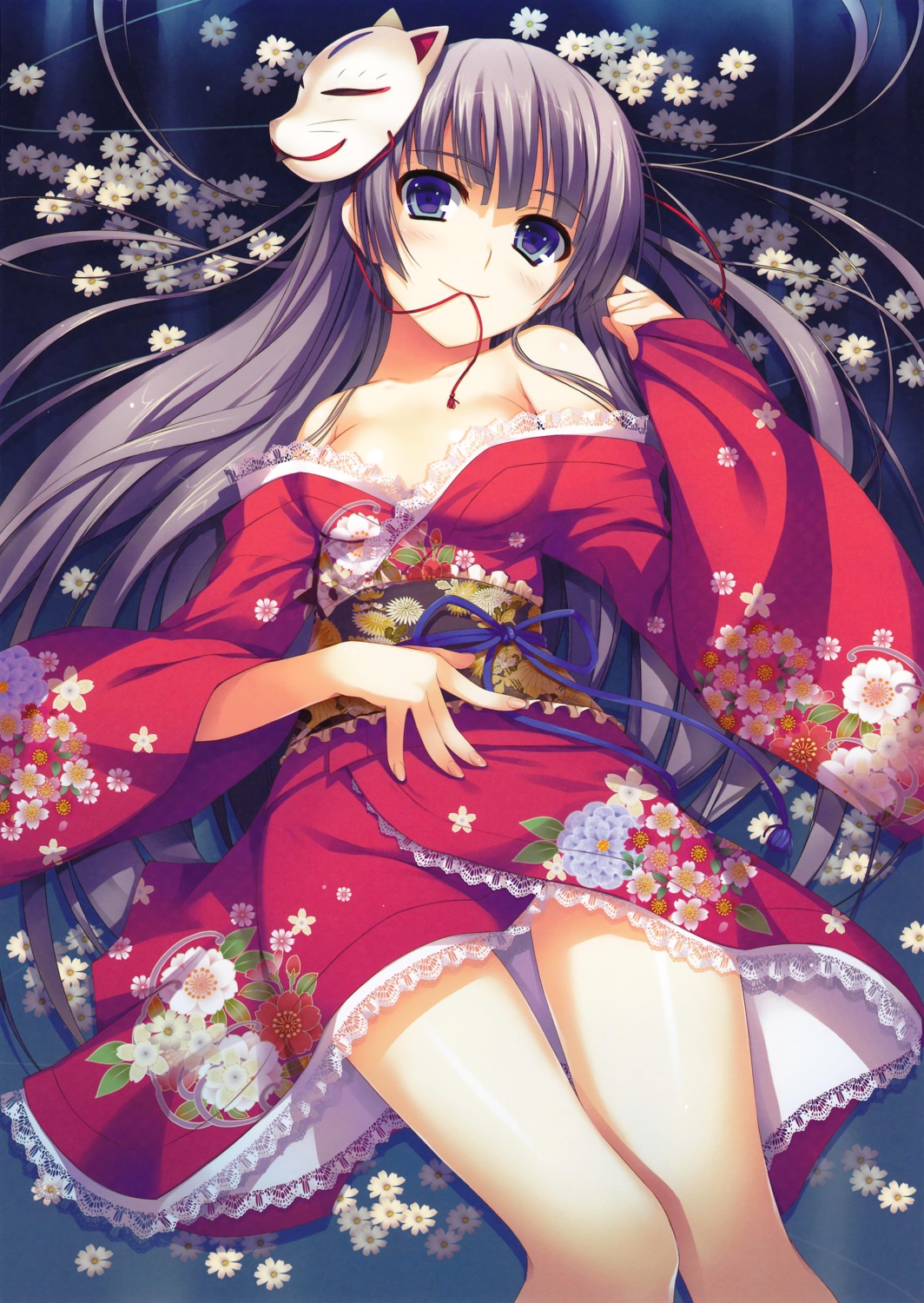 cleavage tomose_shunsaku yukata