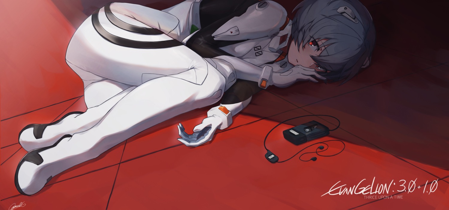 ayanami_rei bodysuit neon_genesis_evangelion yossui