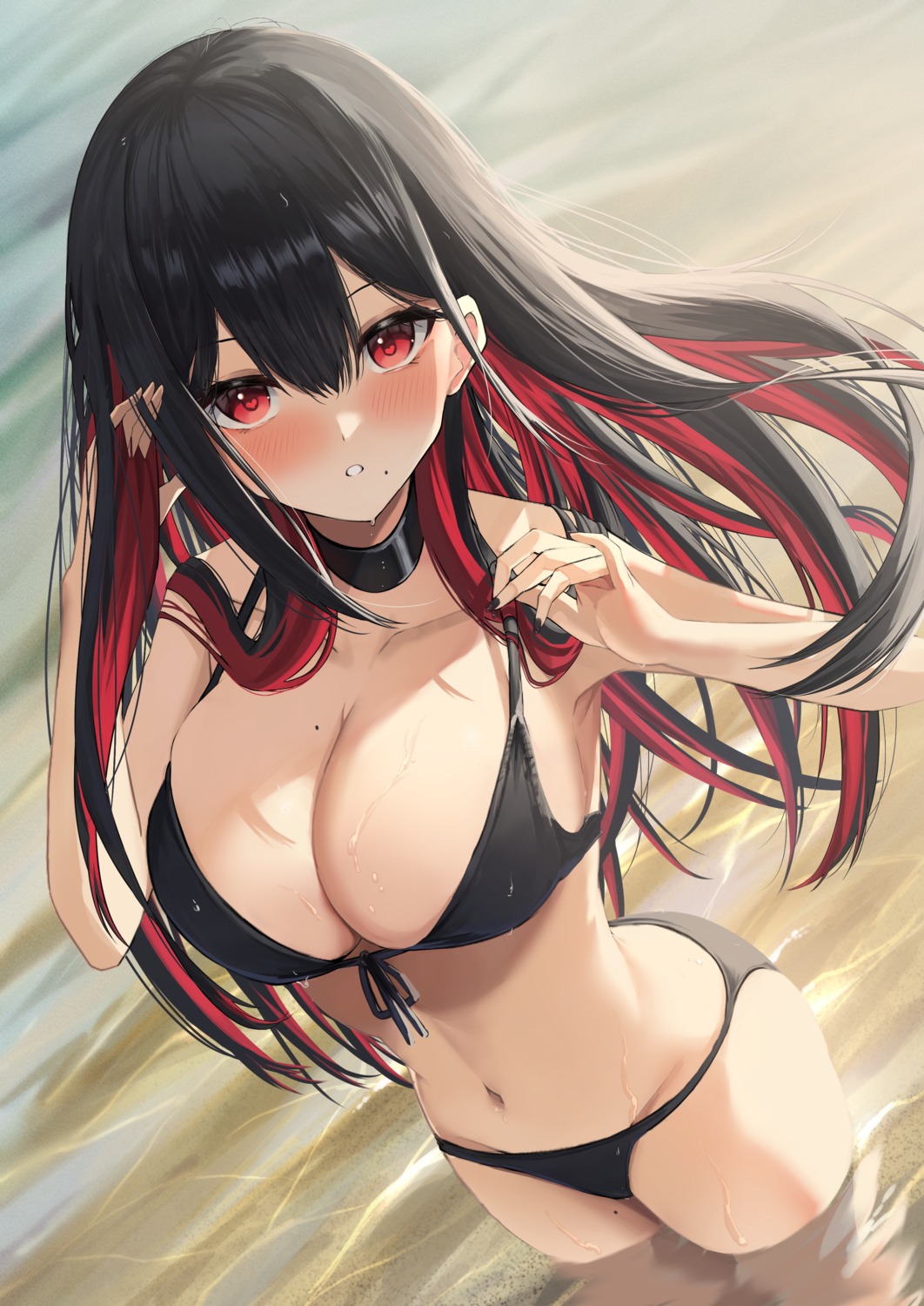 anemone_noa bikini swimsuits wet