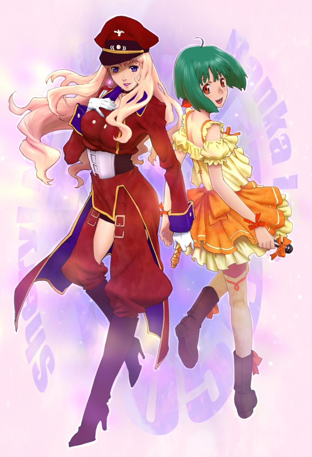 macross macross_frontier pandaun ranka_lee sheryl_nome