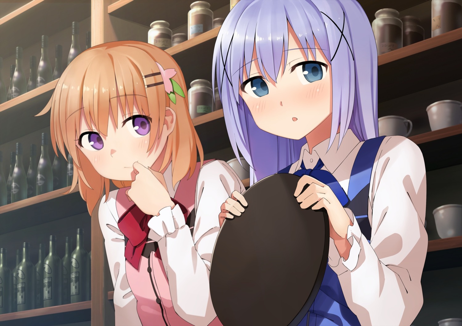 dacchi gochuumon_wa_usagi_desu_ka? hoto_cocoa kafuu_chino waitress