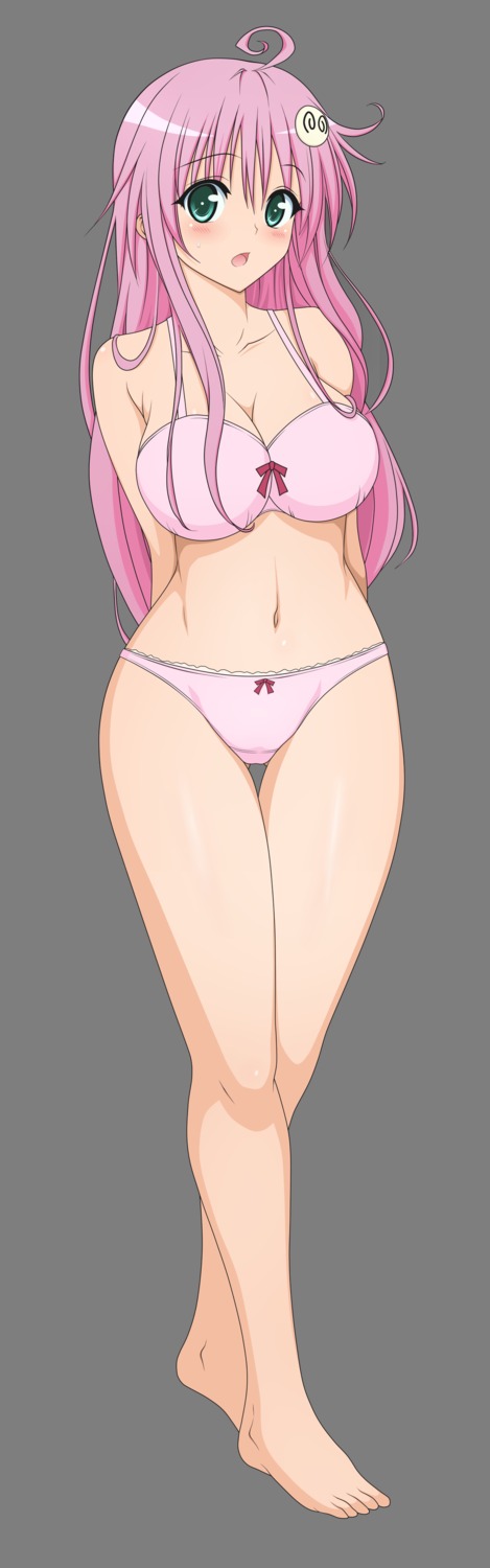 bra cleavage lala_satalin_deviluke pantsu shige_(moe-ren.net) to_love_ru transparent_png vector_trace