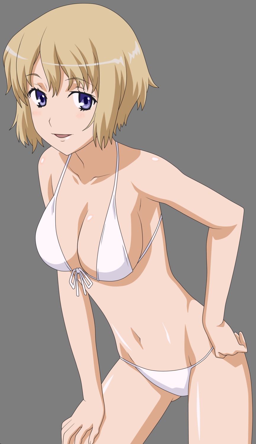 bikini cleavage orsola_aquinas shinohara_kenji swimsuits toaru_majutsu_no_index transparent_png vector_trace