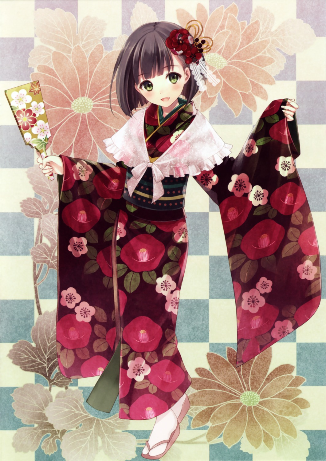 fukahire_sanba kimono ruinon