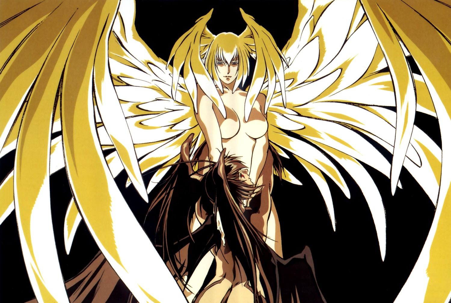 asuka_lan devilman devilman_lady devilman_lady_(character) fudou_jun naked wings