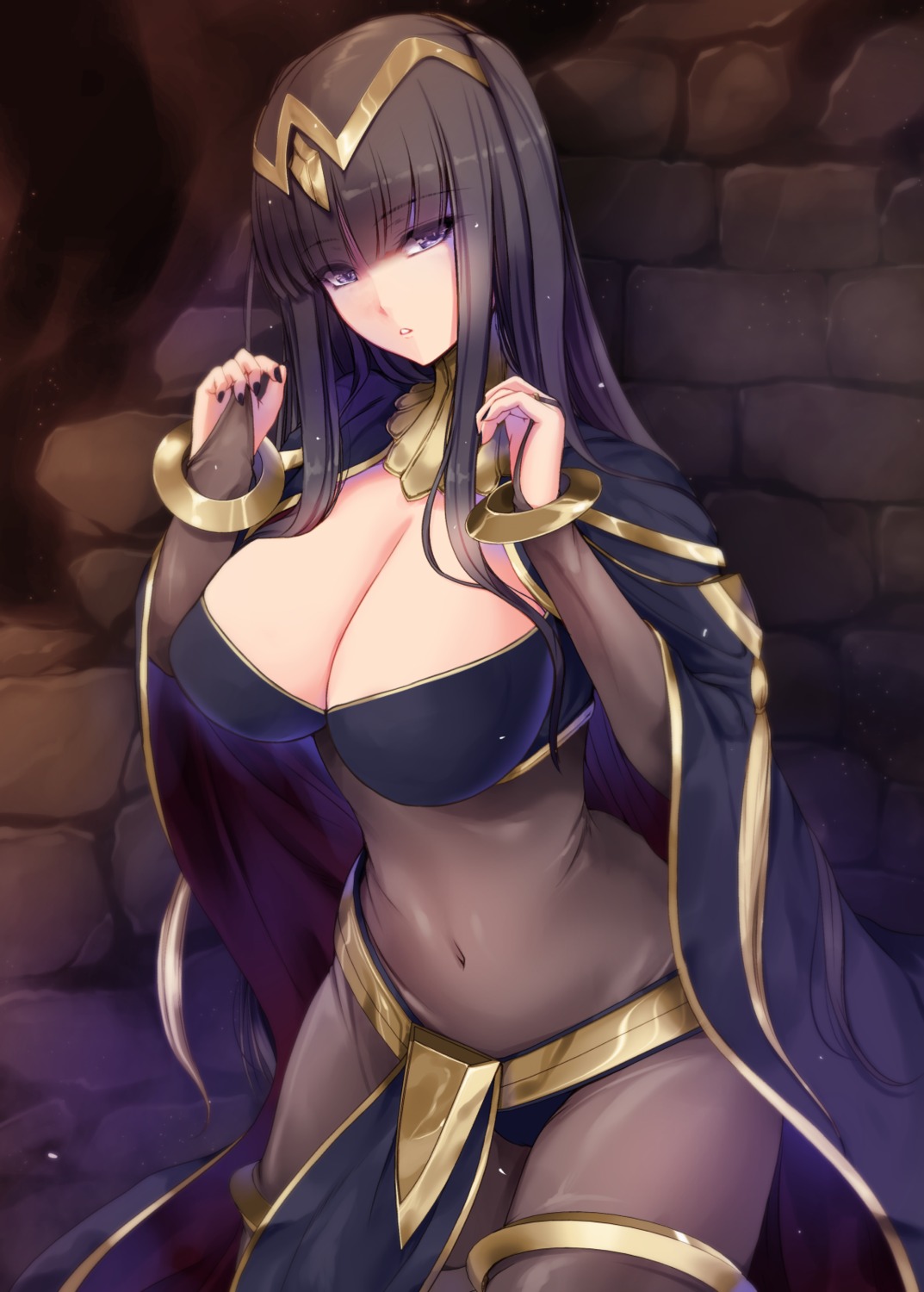 bodysuit fire_emblem fire_emblem_kakusei garter no_bra see_through tagme tharja