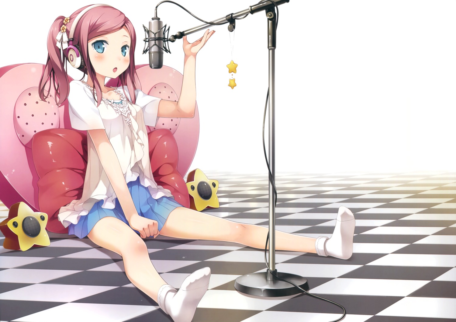 chiyoda_momoka cube detexted headphones kantoku koi_suru_kanojo_no_bukiyou_na_butai