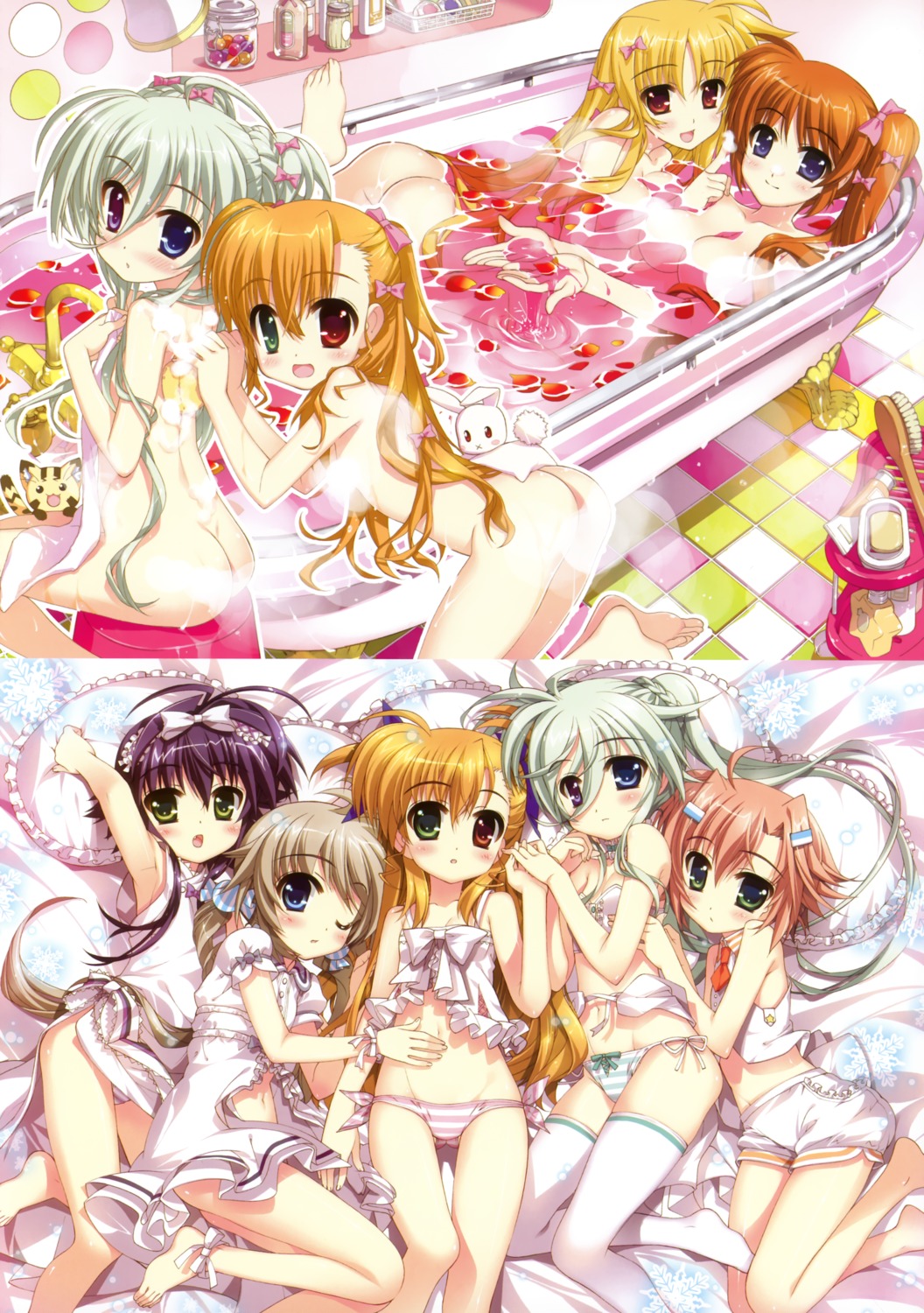 ass asteion bathing censored cleavage corona_timir dress einhart_stratos fate_testarossa feet fujima_takuya heterochromia loli lolita_fashion mahou_shoujo_lyrical_nanoha mahou_shoujo_lyrical_nanoha_vivid miura_rinaldi naked neko pantsu rio_wezley sacred_heart shimapan string_panties takamachi_nanoha thighhighs vivio wet