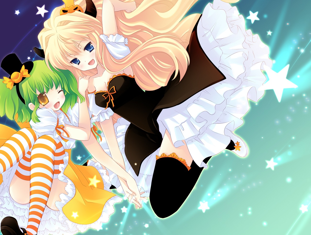 dress macross macross_frontier natsume_eri ranka_lee sheryl_nome thighhighs