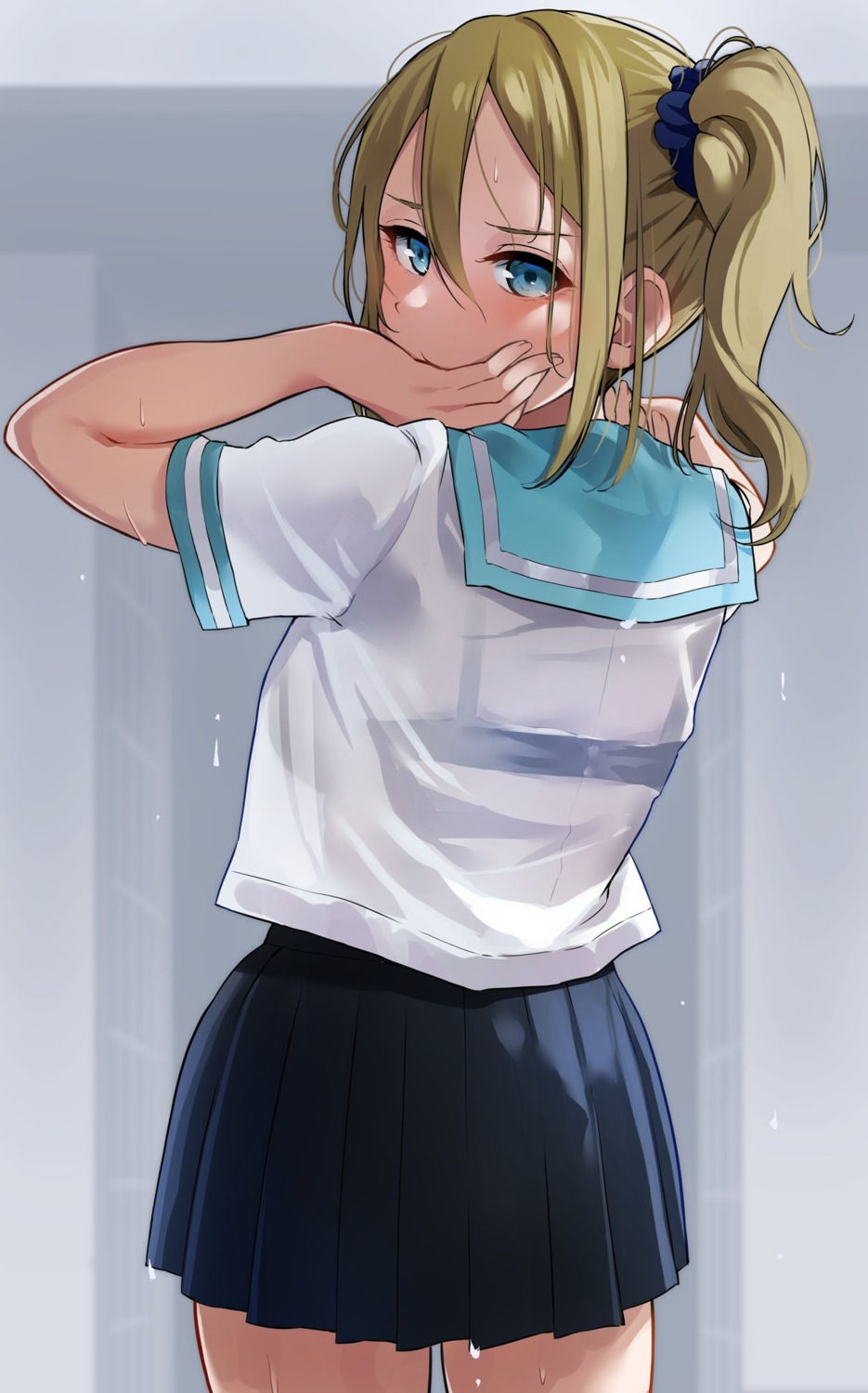 bra hayasaka_ai igarashi_kyouhei kaguya-sama_wa_kokurasetai_~tensai-tachi_no_renai_zunousen~ see_through seifuku wet wet_clothes