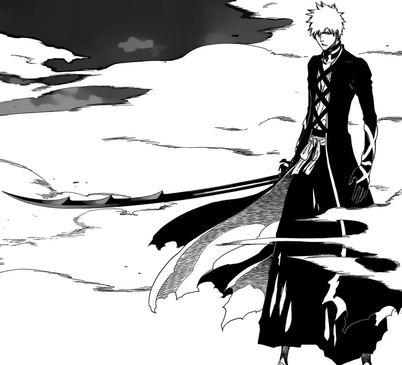 bleach kurosaki_ichigo male sword