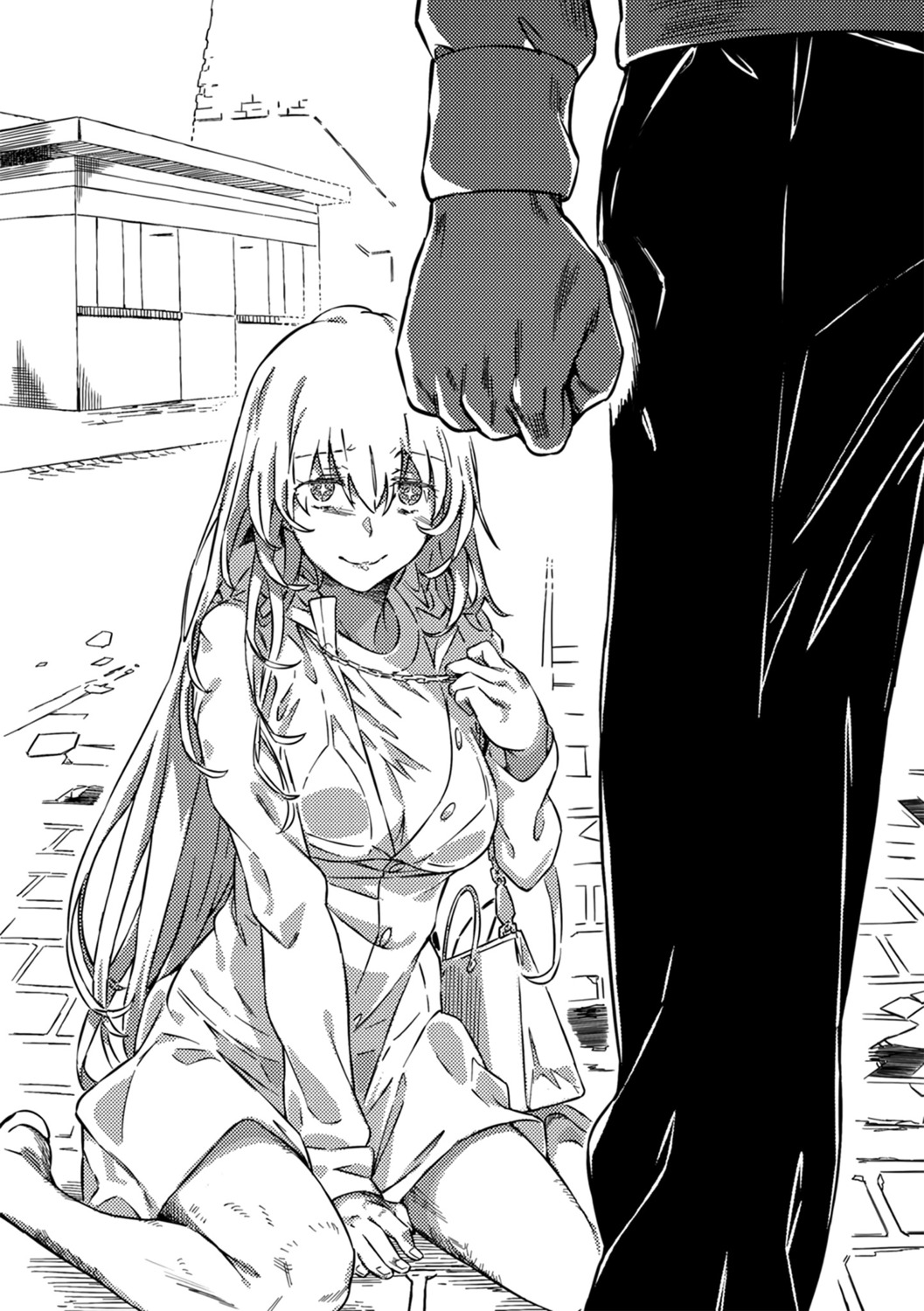 bra haimura_kiyotaka kamijou_touma monochrome see_through shinyaku_to_aru_majutsu_no_index shokuhou_misaki to_aru_majutsu_no_index