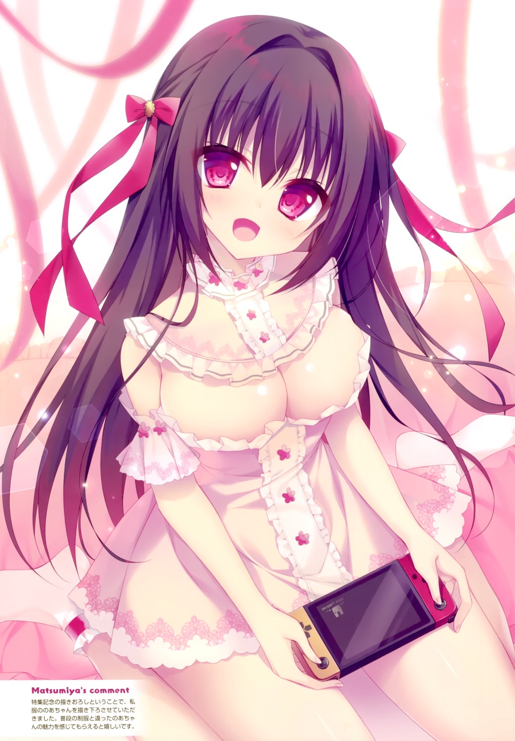 dress matsumiya_kiseri no_bra tsugiri_noa