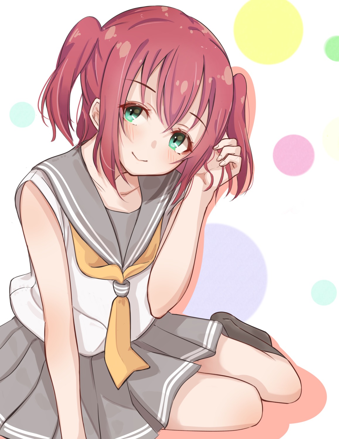 anbasa kurosawa_ruby love_live!_sunshine!! seifuku