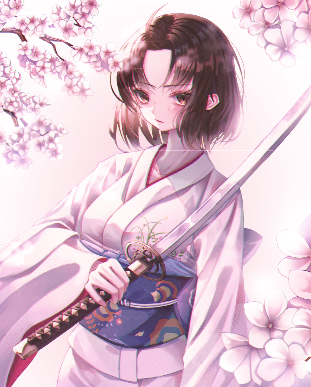 domi kara_no_kyoukai kimono ryougi_shiki sword