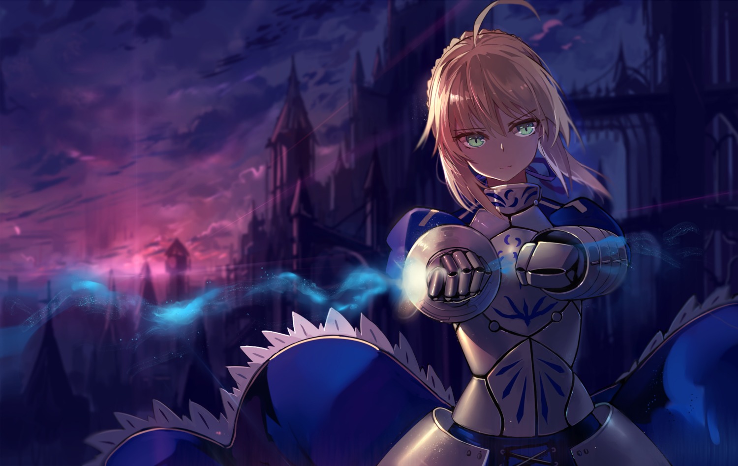 armor baisi_shaonian dress fate/stay_night saber