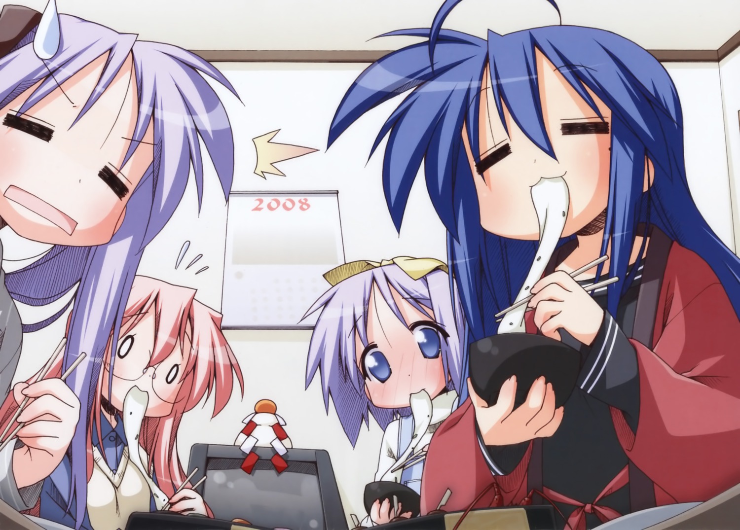 hiiragi_kagami hiiragi_tsukasa izumi_konata lucky_star takara_miyuki yoshimizu_kagami