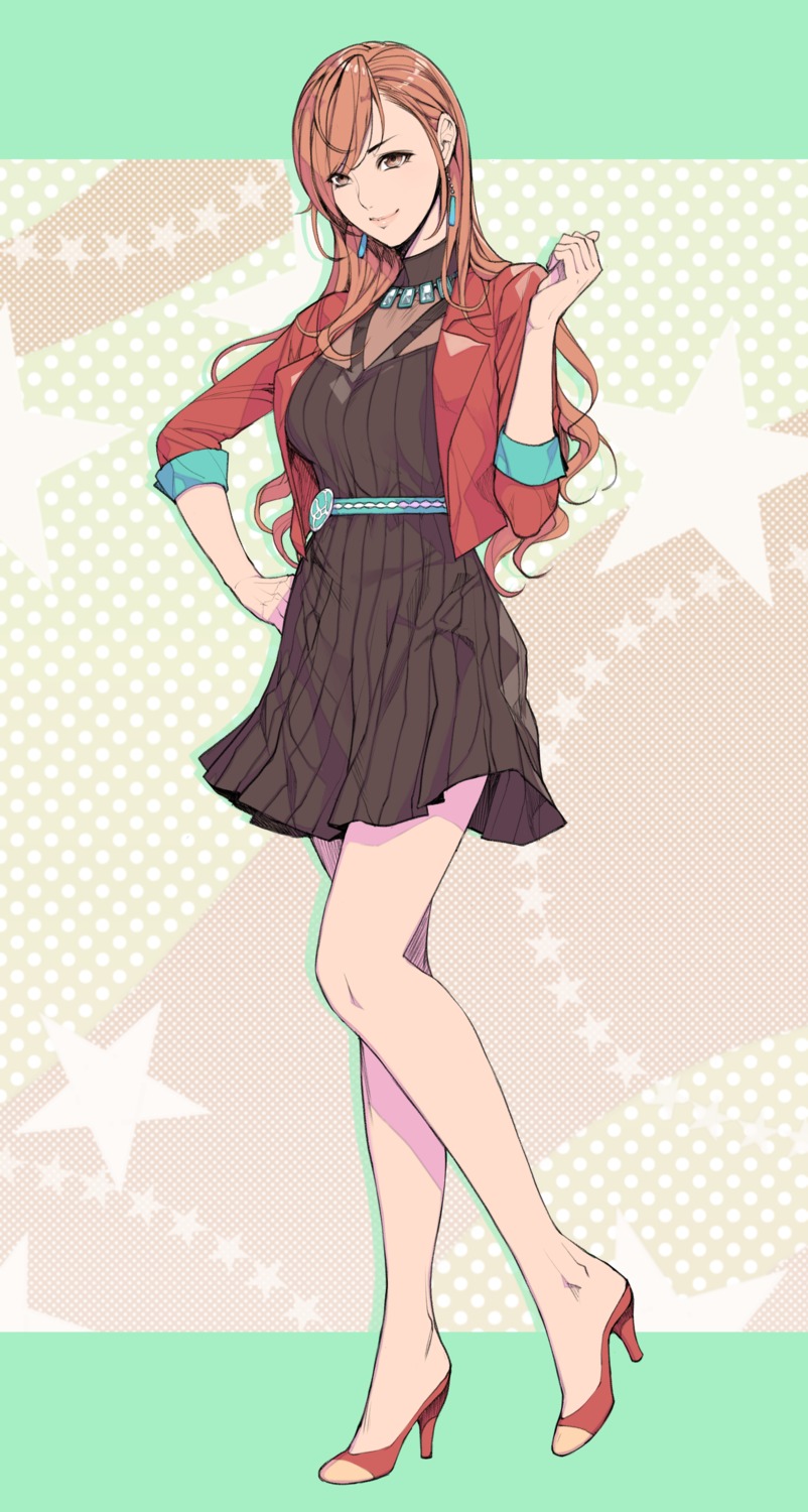 arisugawa_natsuha dress heels oda_non the_idolm@ster the_idolm@ster_shiny_colors