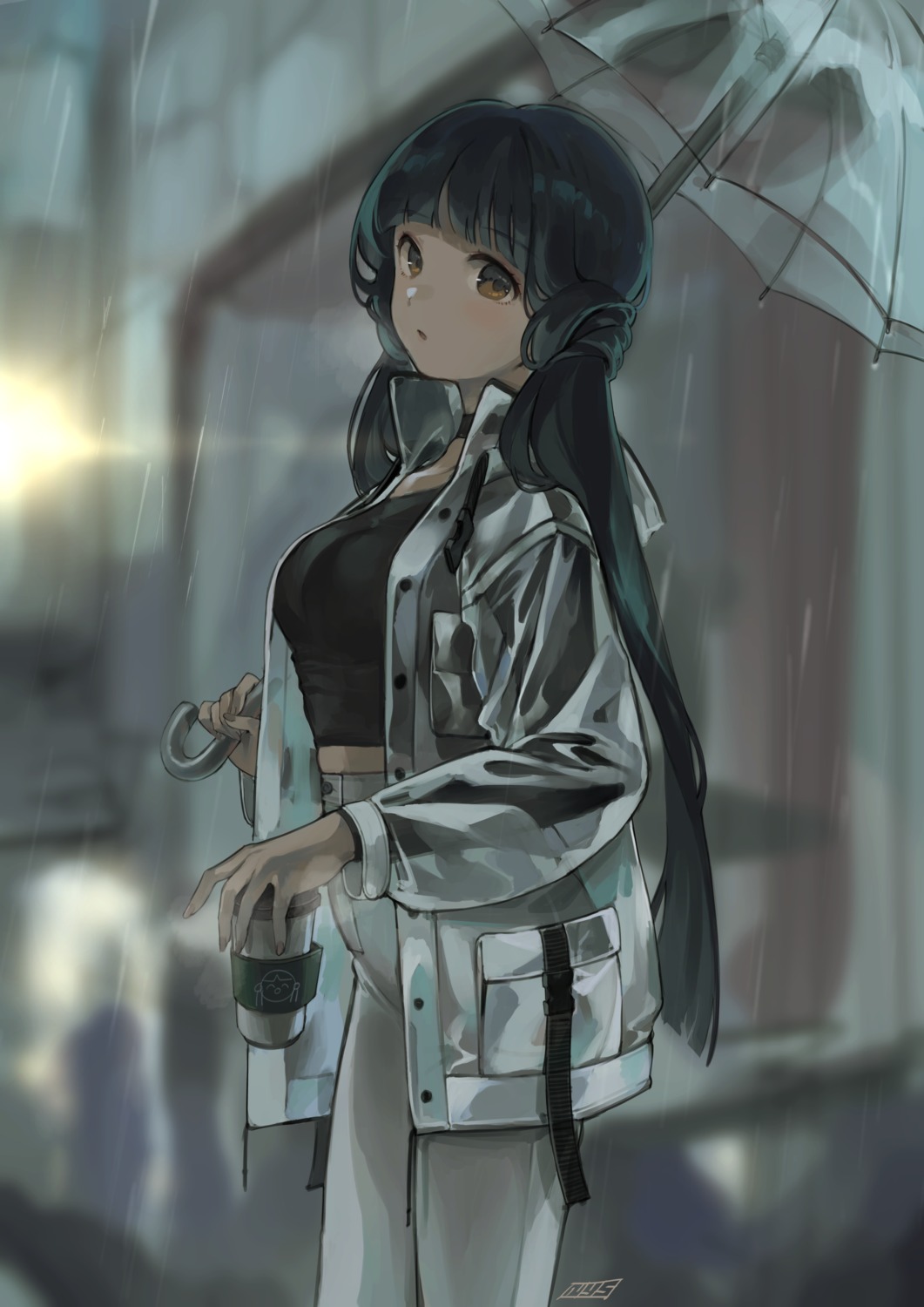 kitakami_reika nys see_through the_idolm@ster the_idolm@ster_million_live! umbrella