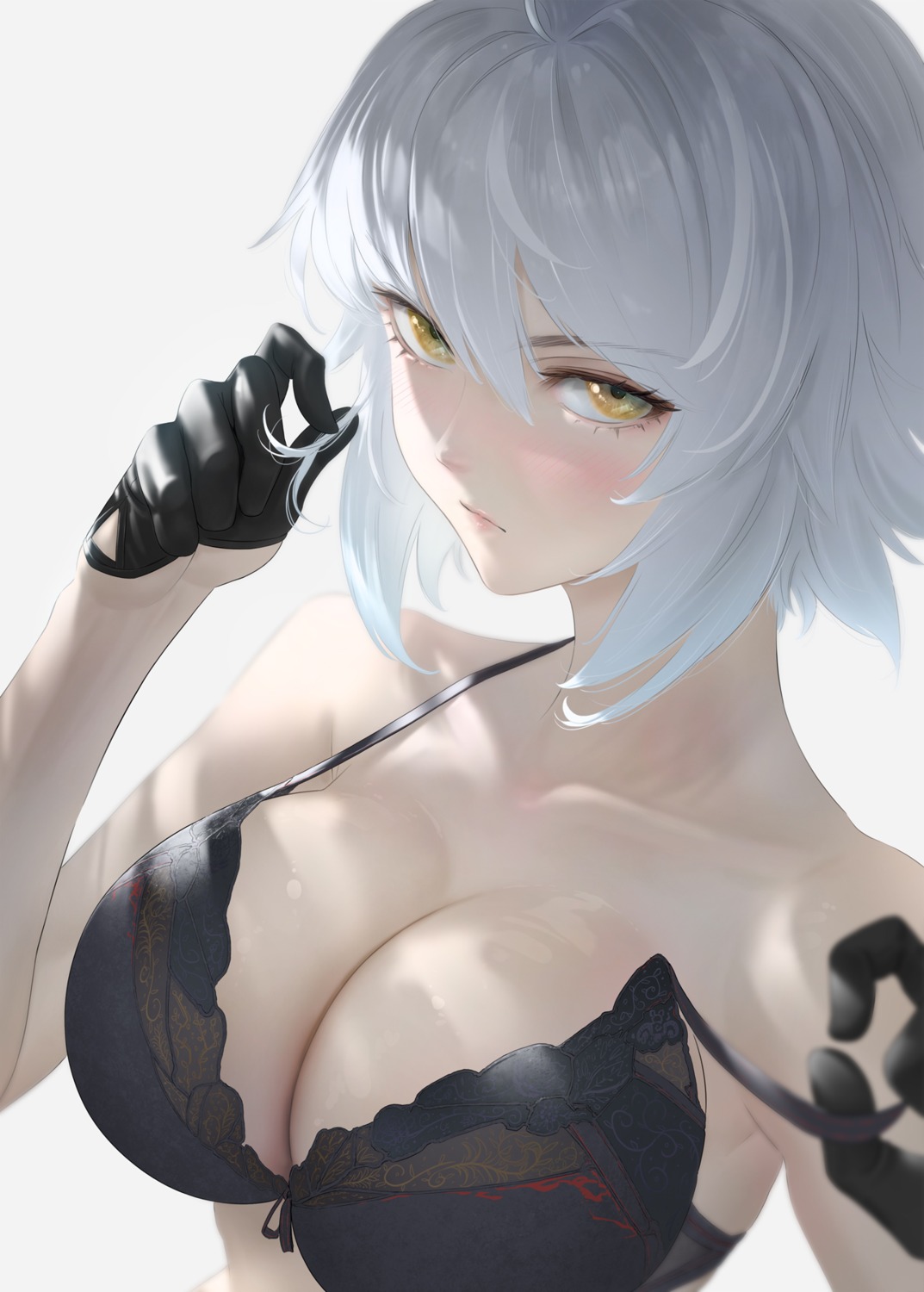 bra cleavage fate/grand_order imizu_(nitro_unknown) jeanne_d'arc jeanne_d'arc_(alter)_(fate) undressing