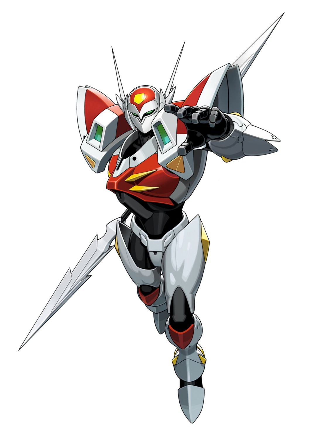 armor male mecha shinkirou tekkaman weapon