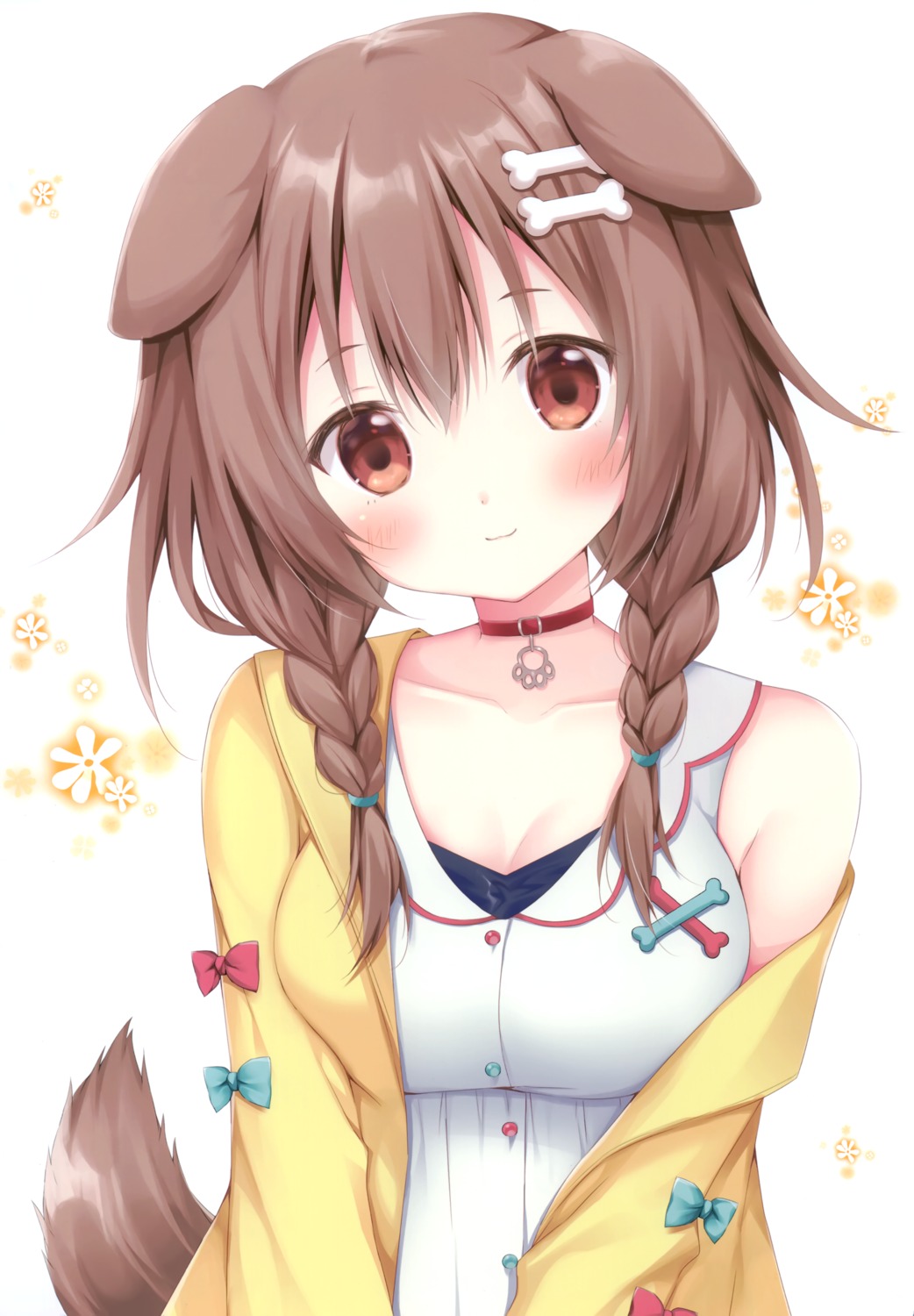 animal_ears hololive hololive_gamers inugami_korone inumimi korie_riko tail