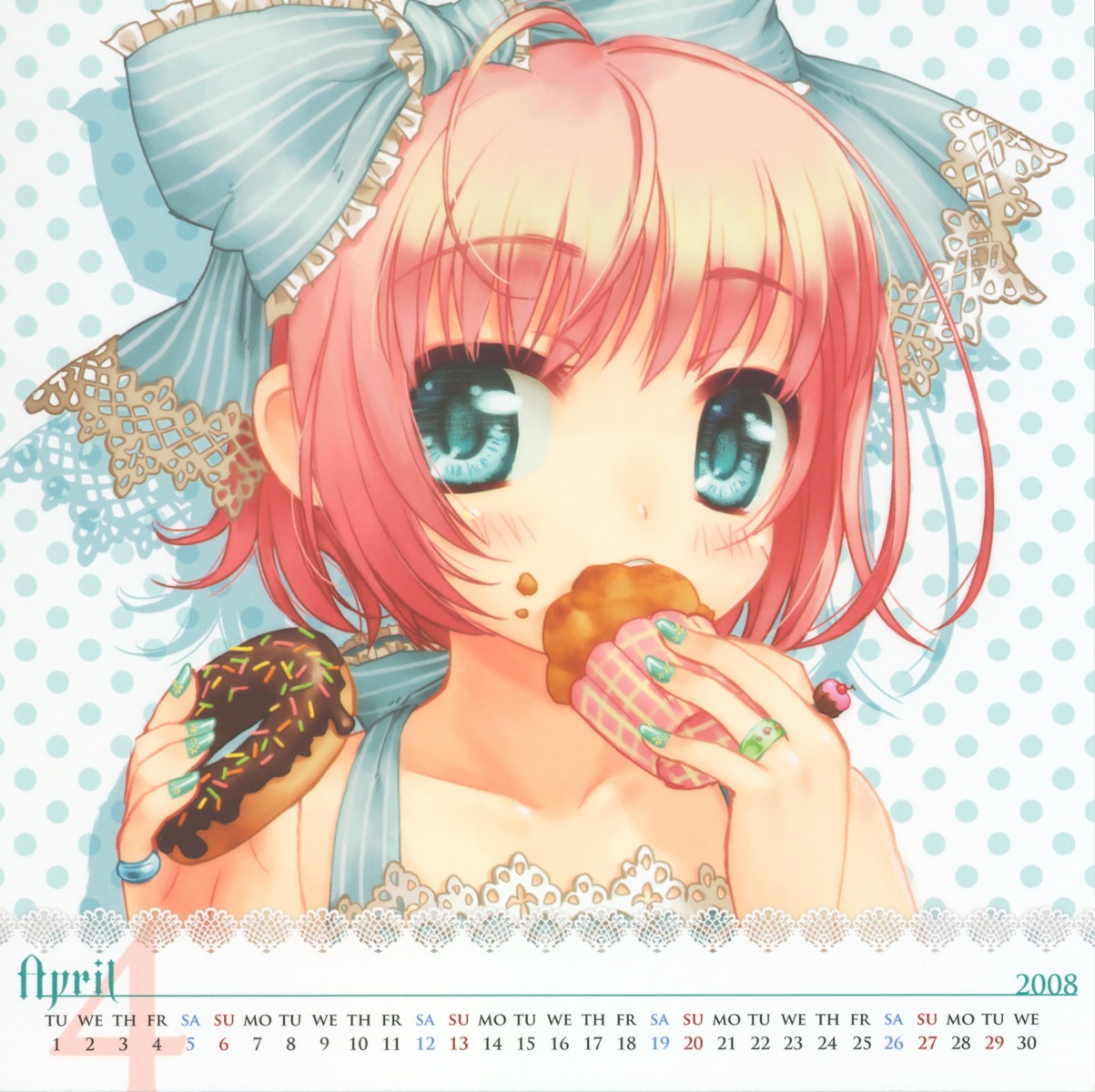 asaki_yuzuno calendar lolita_fashion