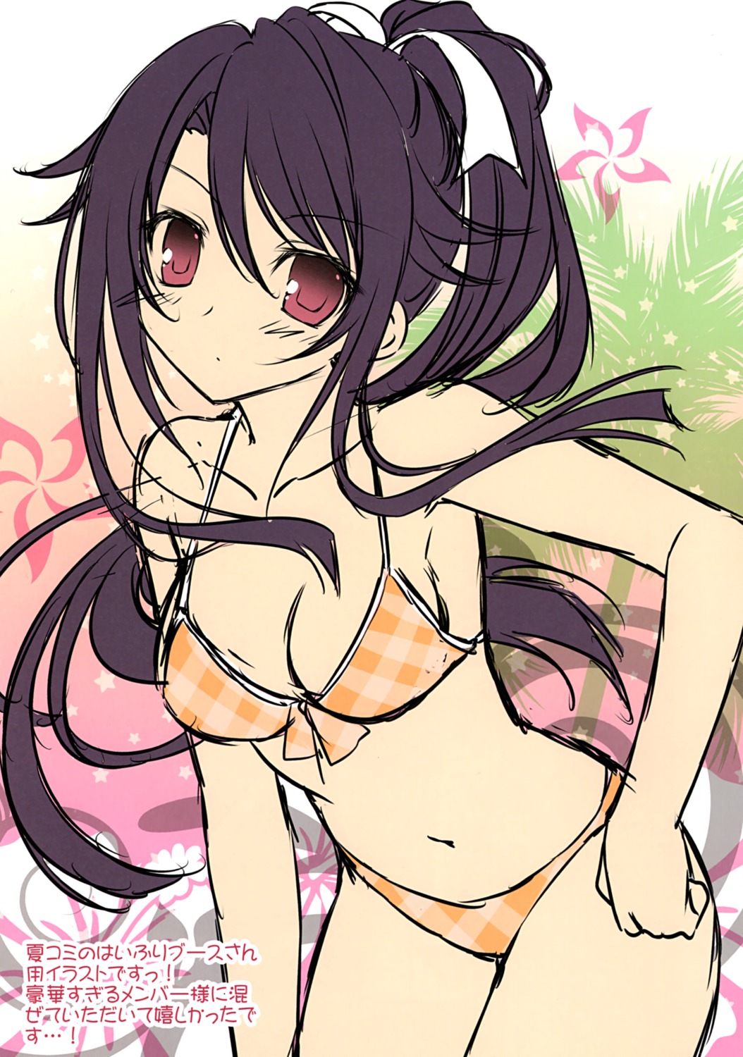 bikini cleavage matsurija nanaroba_hana possible_duplicate swimsuits