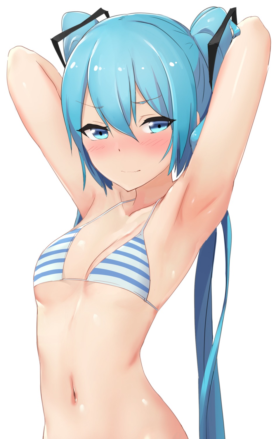 abmayo bikini_top cleavage hatsune_miku swimsuits vocaloid