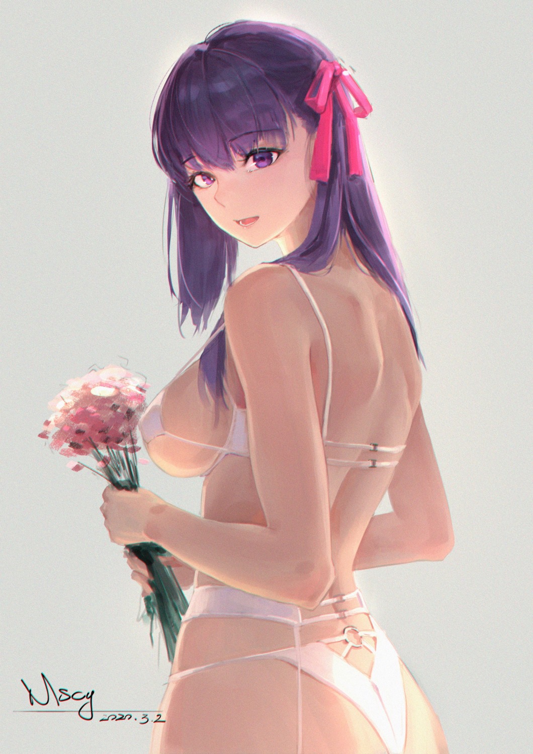 ass fate/stay_night lingerie matou_sakura miyama_tsubaki_me