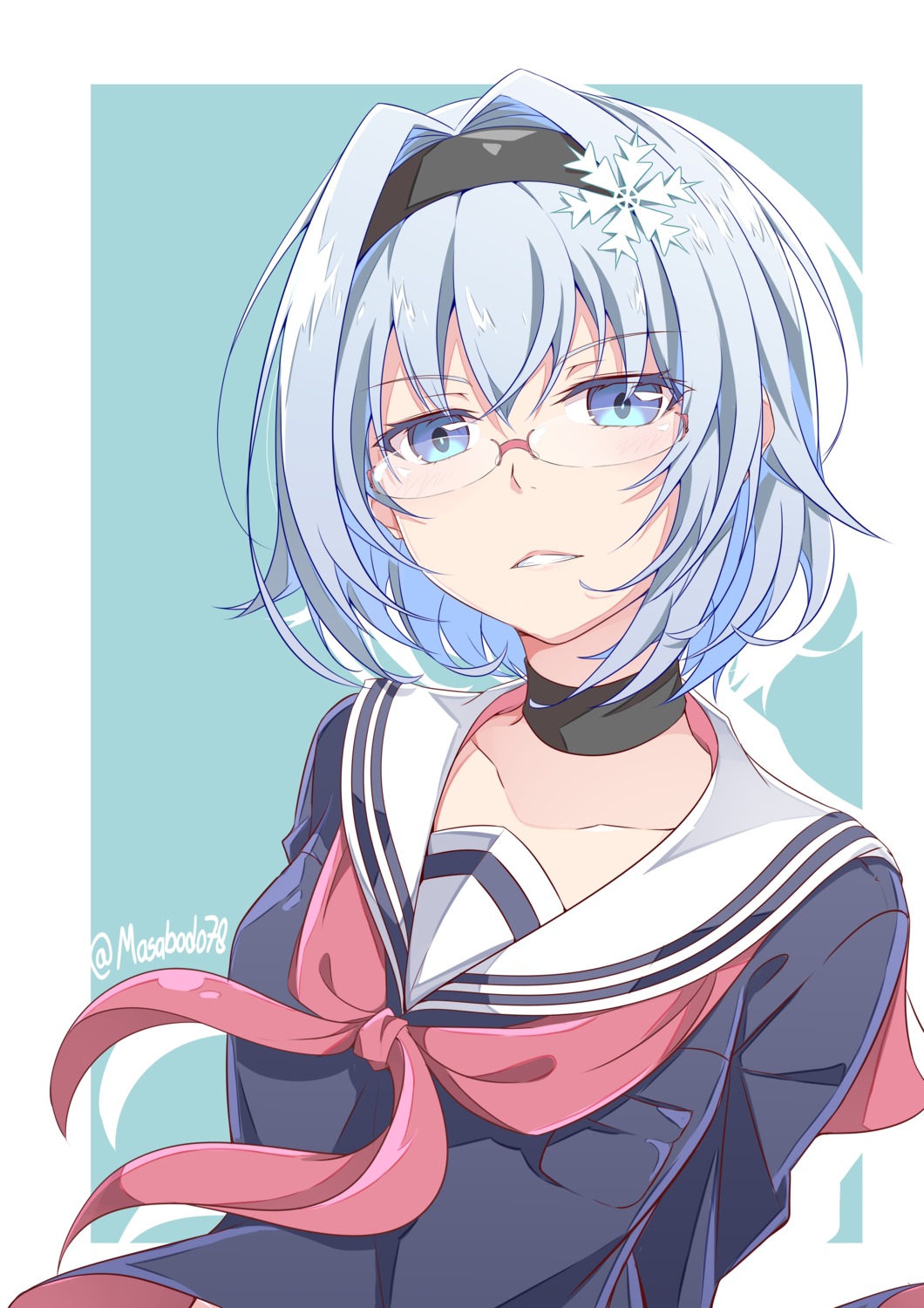 masabodo megane ryuuou_no_oshigoto! seifuku sora_ginko