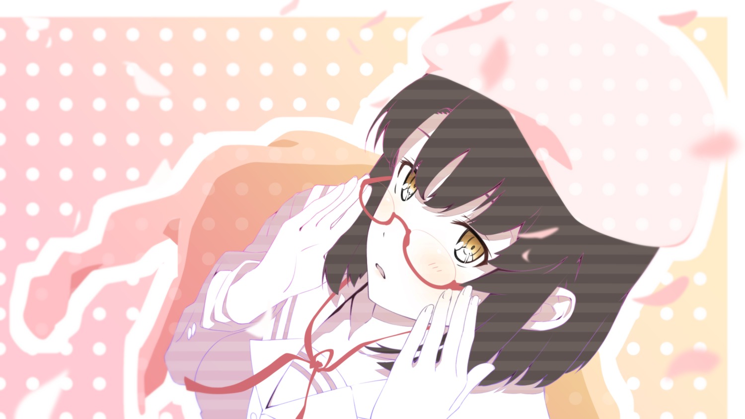 katou_megumi m-ya megane saenai_heroine_no_sodatekata seifuku wallpaper