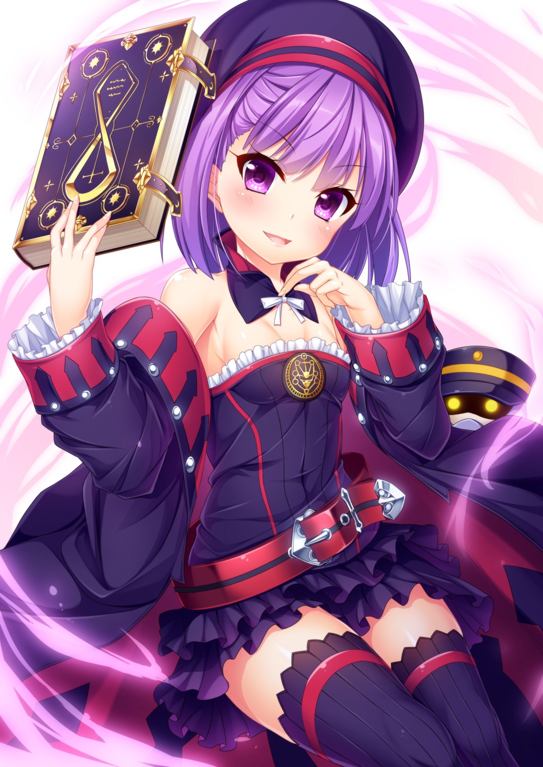 cleavage fate/grand_order helena_blavatsky_(fate/grand_order) thighhighs wakagi_repa