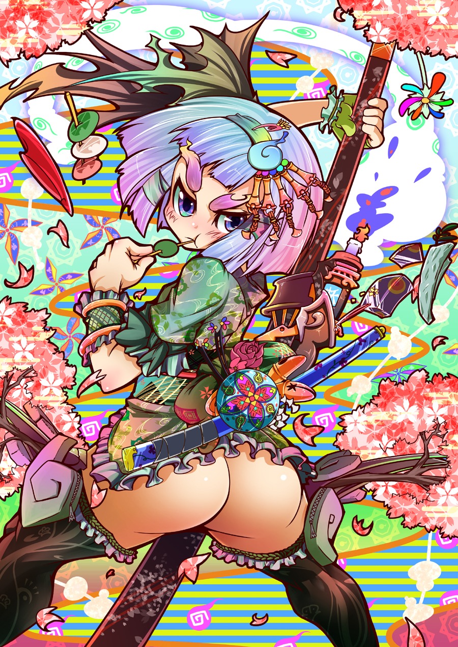 ass kage_houshi konpaku_youmu nopan touhou