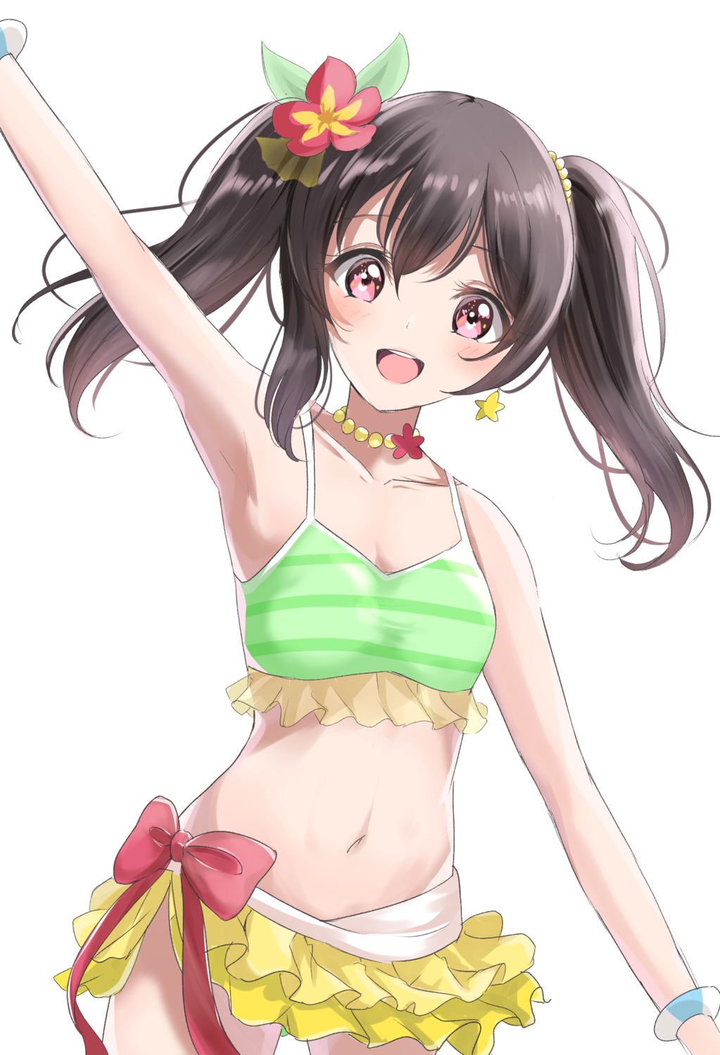 bikini cleavage love_live! love_live!_(series) sin_(sin52y) swimsuits yazawa_nico