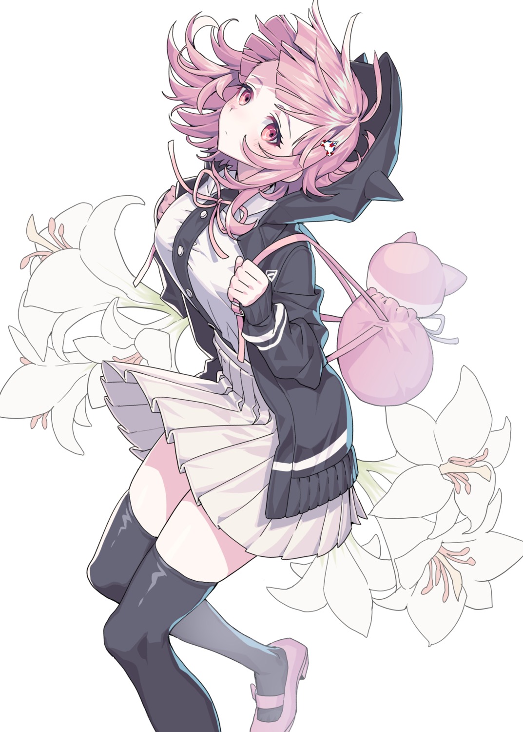 dangan-ronpa dangan-ronpa_2 devy nanami_chiaki seifuku thighhighs