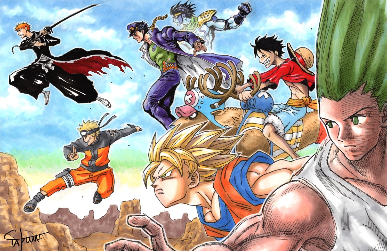 Anime Matchups! (Bleach, Naruto, JJBA, One Piece, Etc.)