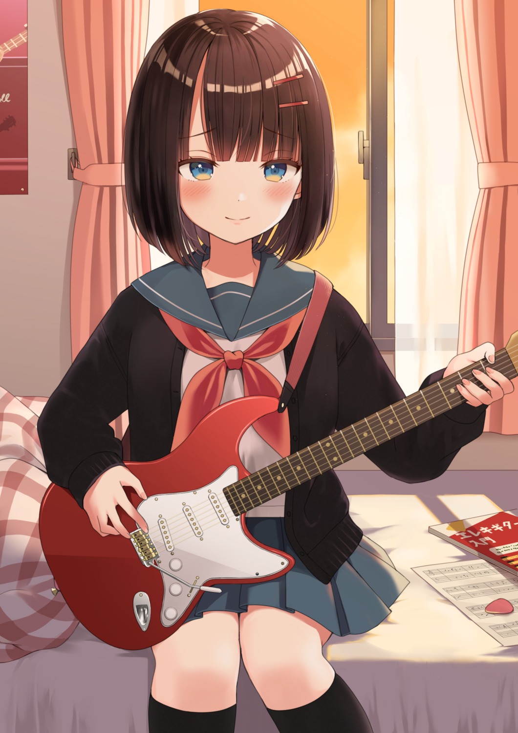 guitar seifuku sweater uramakaron