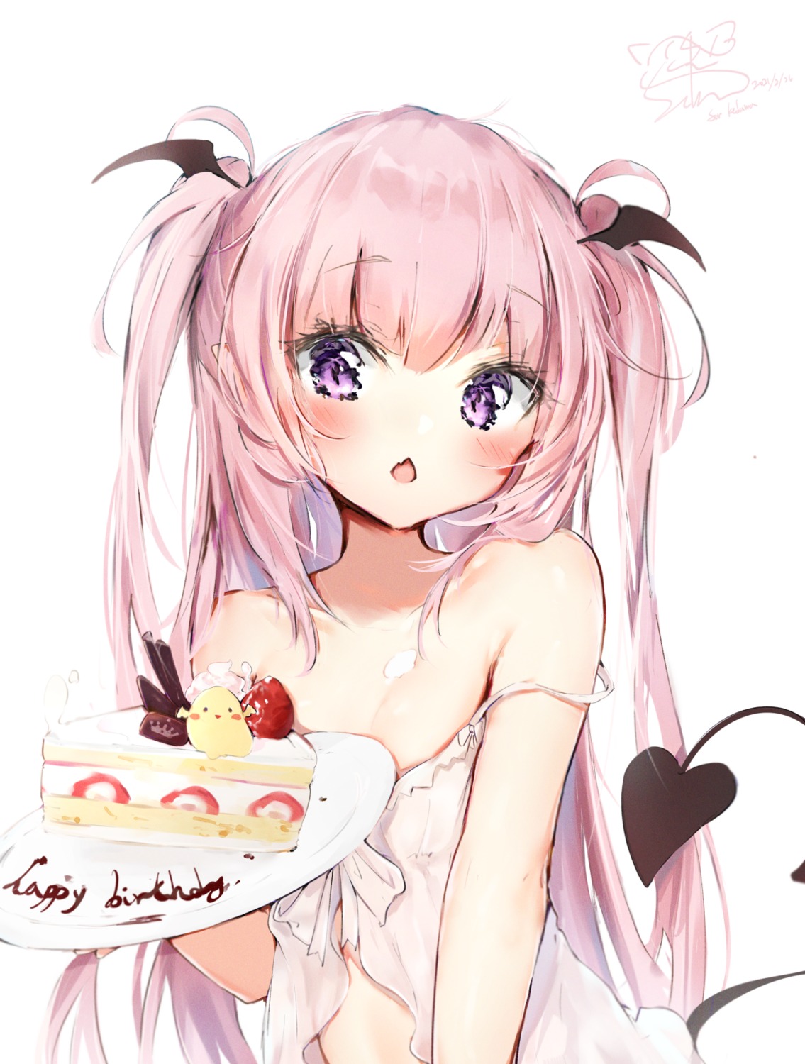 cream lingerie loli pointy_ears seboneko see_through tail