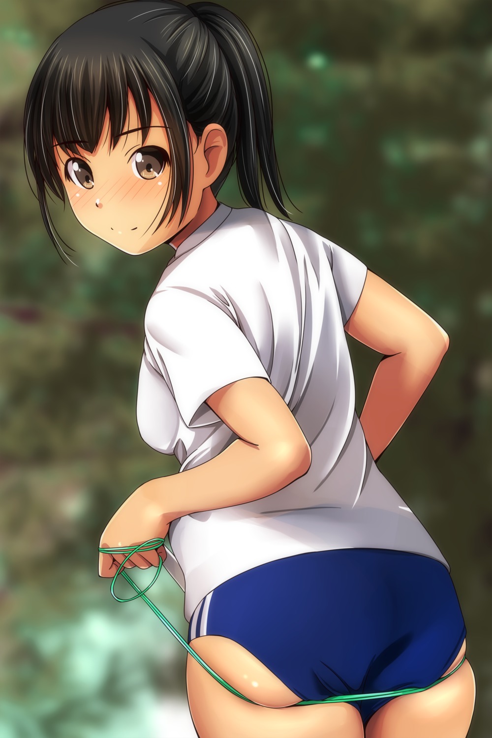 ass buruma gym_uniform matsunaga_kouyou