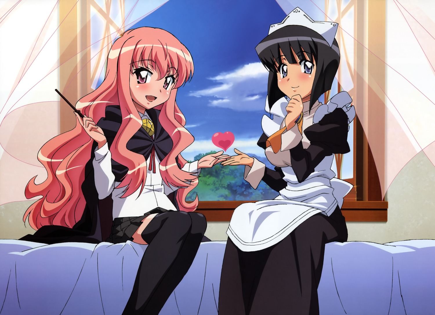 louise maid siesta zero_no_tsukaima