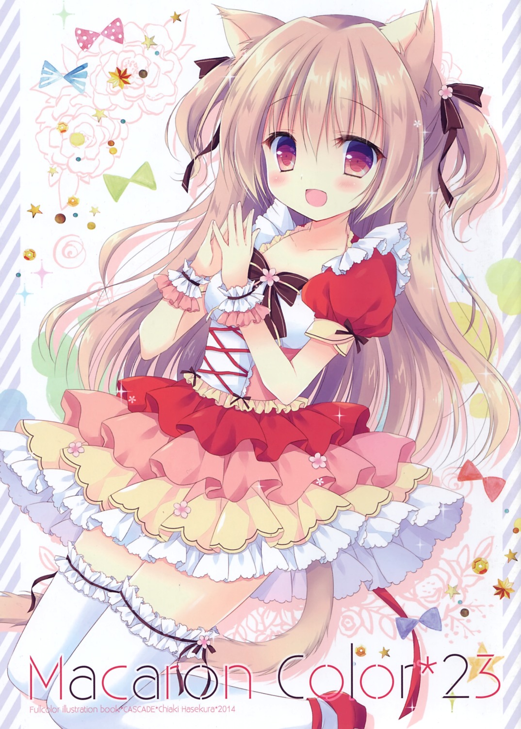 animal_ears cascade hasekura_chiaki heels nekomimi tail thighhighs